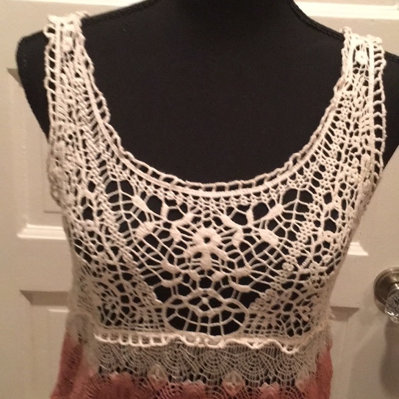 VINTAGE COTTON CROCHETED TOP NEW $30 NOW $15 - Picture 2 of 5